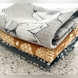 Geometry bar towels set of 3